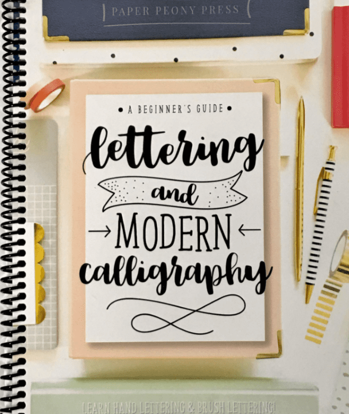 a beginners guide to lettering and modern calligraphy