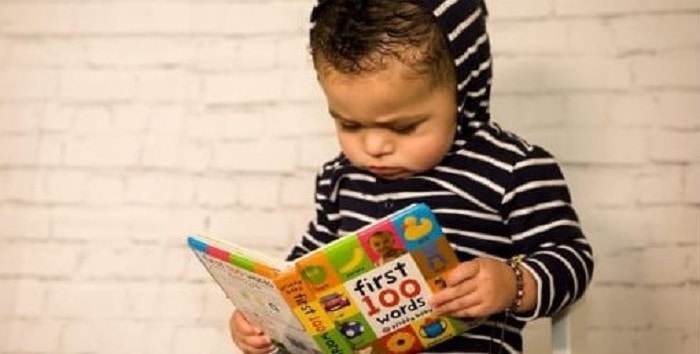 child reading 