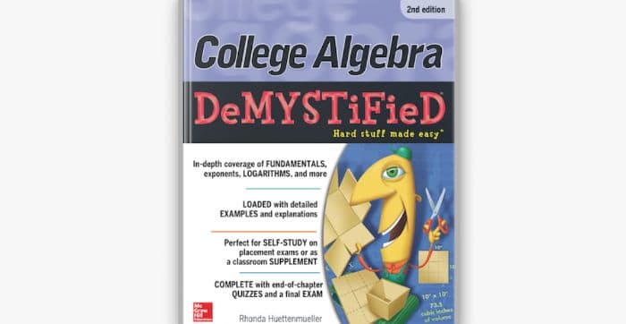 college algebra demystified