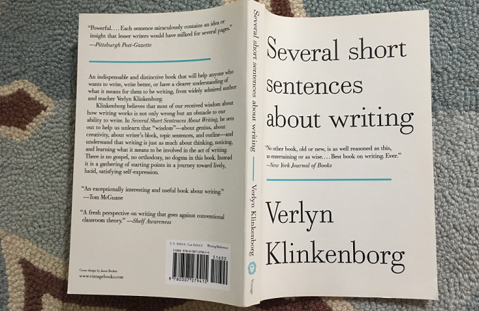 several short sentences about writing by verlyn klinkenborg
