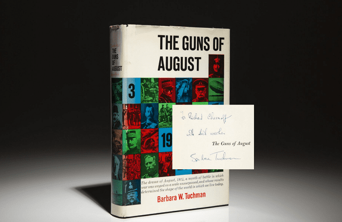 the guns of august by barbara tuchman