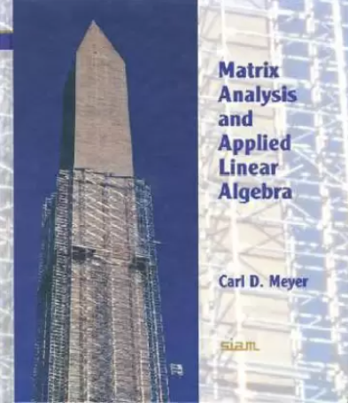 matrix analysis and applied linear algebra by carl d meyer